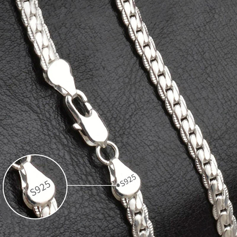 Sideways Chain Necklace